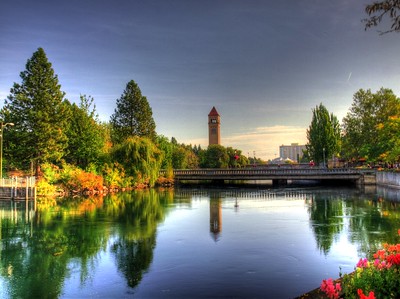 View of Riverfront Park, Spokane, WA
