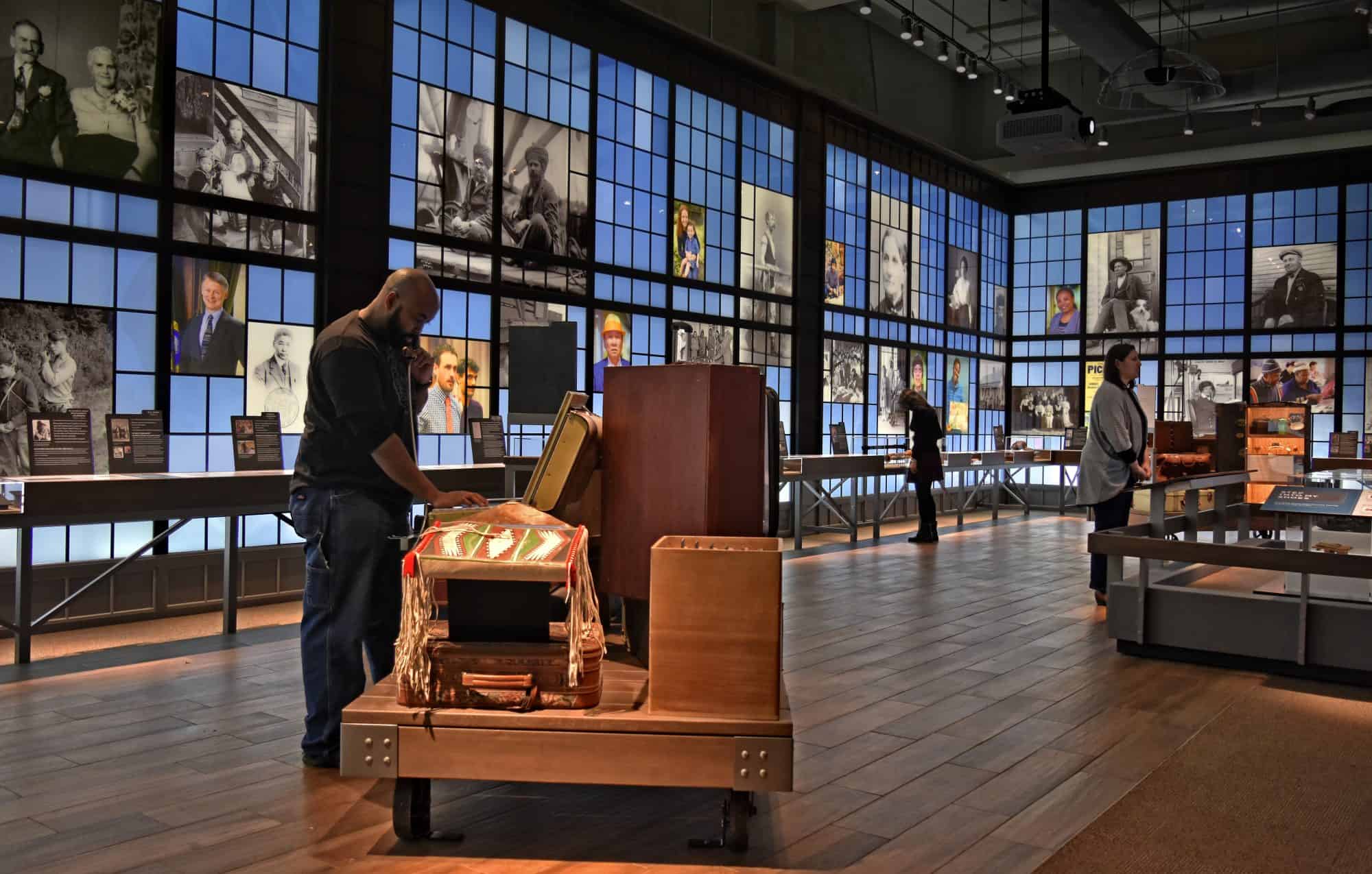 Photo of the inside of the WA State History Museum 